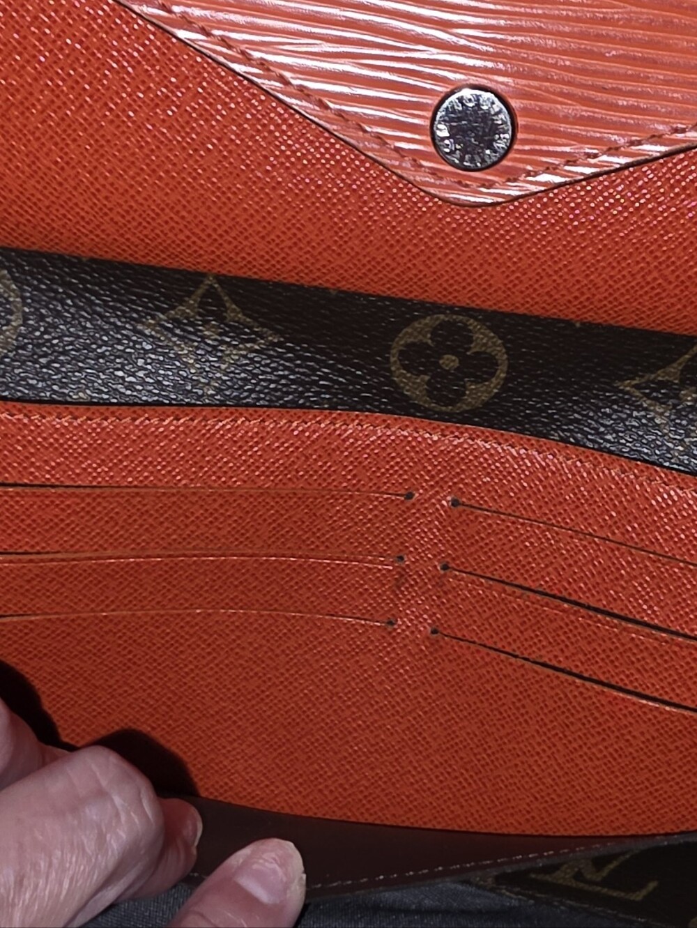 AUTH Louis Vuitton Marie-Lou Long Wallet - Picture 9 of 14